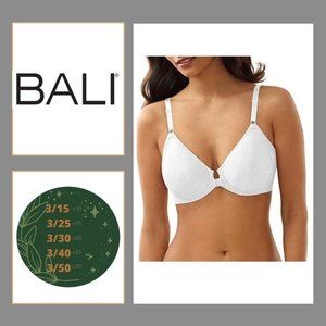 Bali Comfort Revolution Front Close Underwire Bra DF3P66-40C